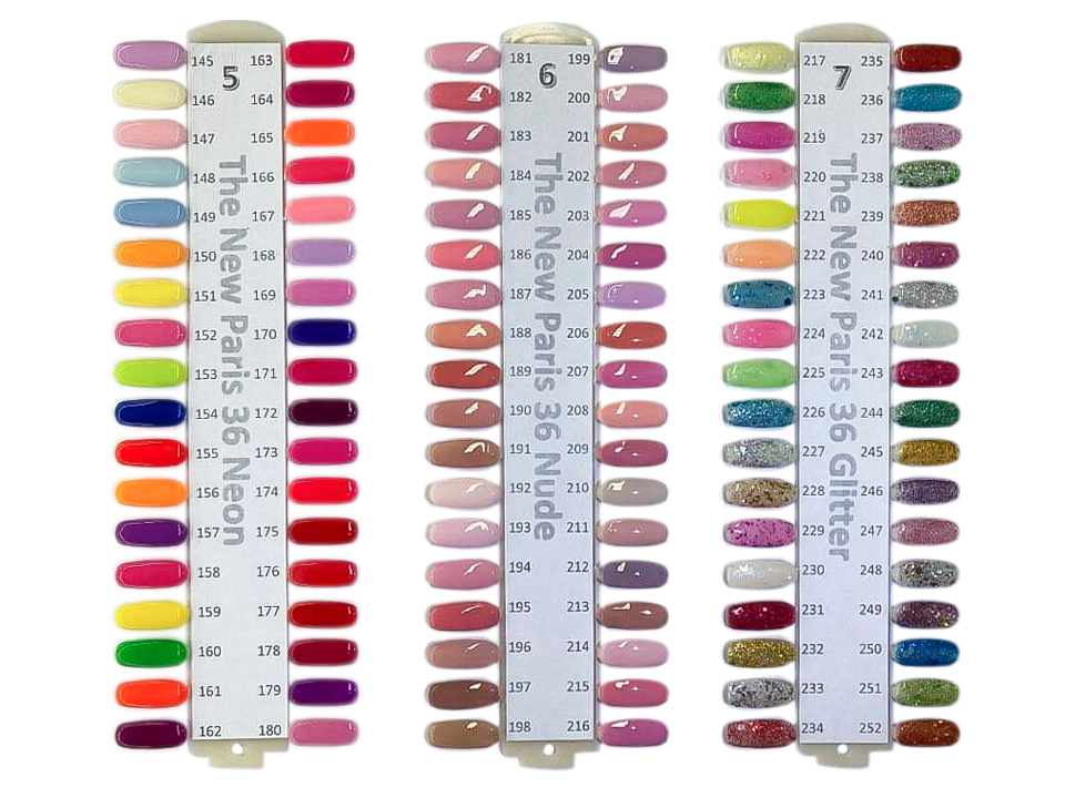 SNS Nail Powder Color Chart 2020 - wide 3