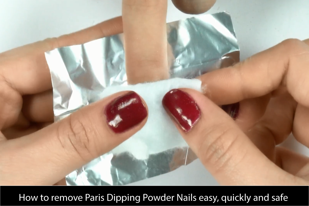 How to remove nail dipping powder