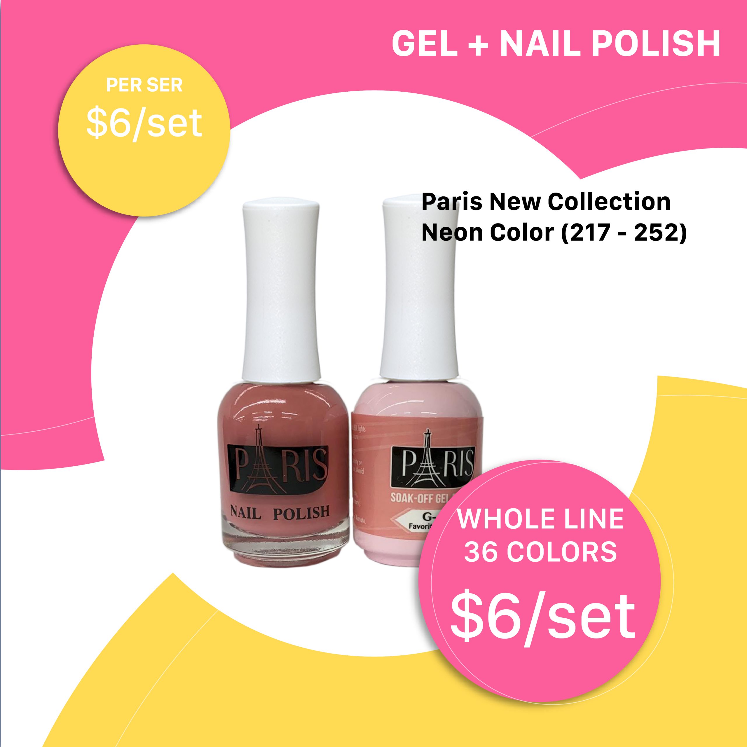 Amazon.com : Born Pretty Nail Polish Set, Quick Dry Neon Nail Polish 6  Bright Colors 0.34oz Fluorescent Nail Lacquer Non Gel Finger Nail Polish  Kit Valentine's Gift 6PCS 10ML : Beauty &